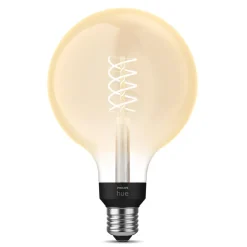 Philips Hue White E27 7W globe filament G125 550lm
