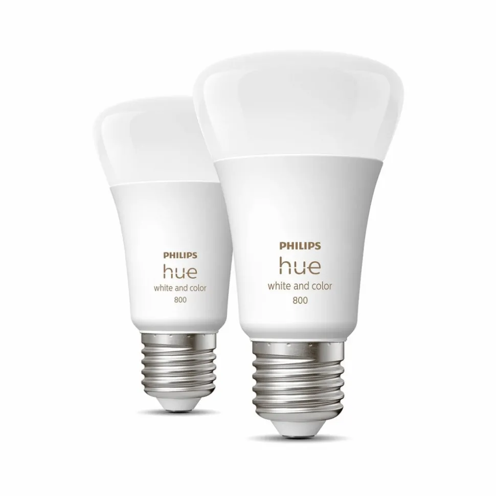 Philips Hue White&Color Ambiance 6,5W E27 2-sett