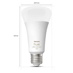 Philips Hue White+Color E27 15W LED-pære