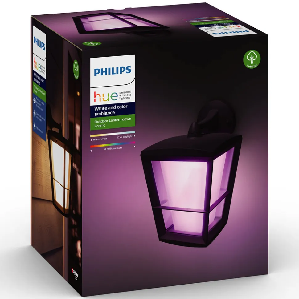 Philips Hue White+Color Econic vegglampe nede