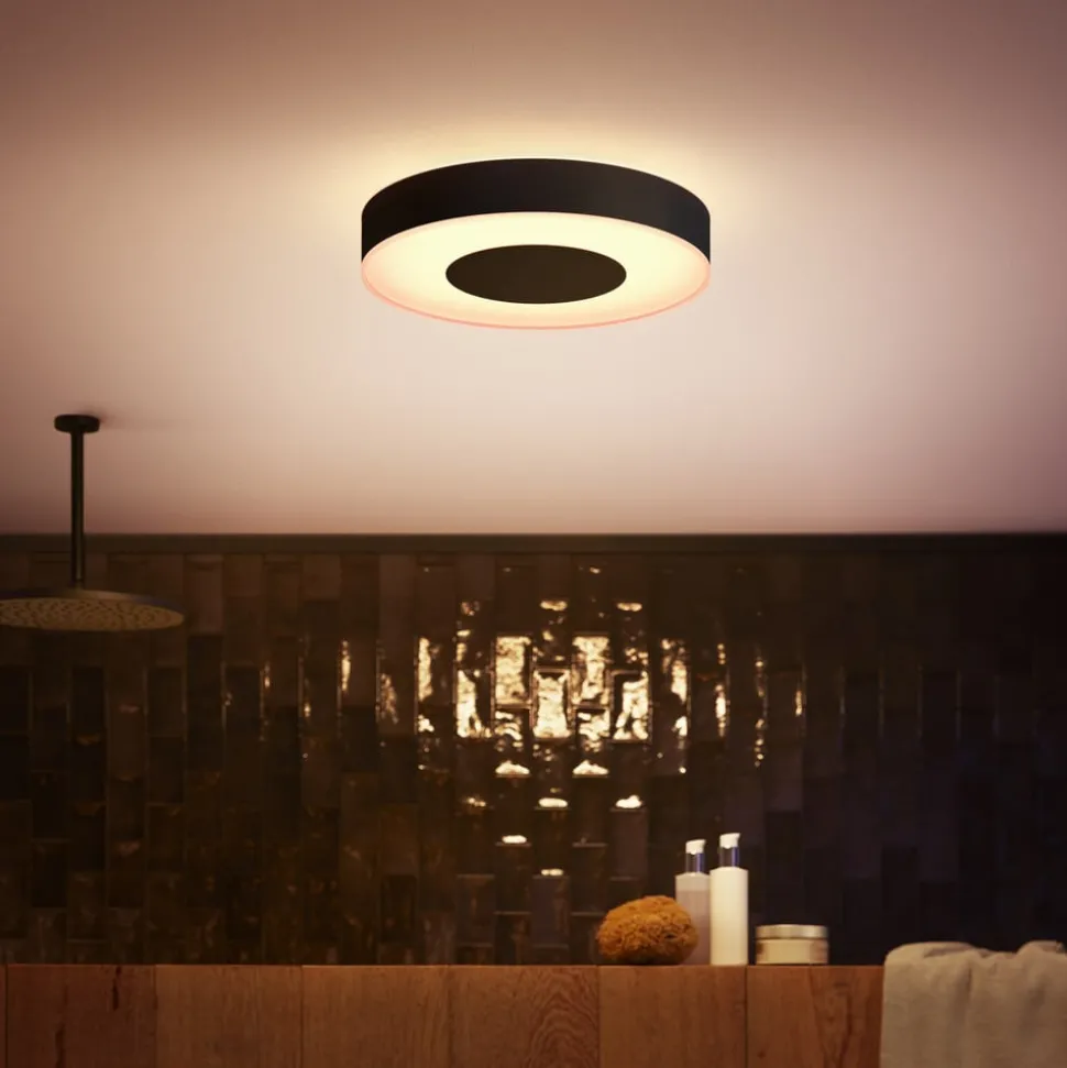 Philips Hue Xamento LED-taklampe 38 cm svart