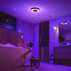 Philips Hue Xamento LED-taklampe 38 cm svart