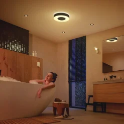 Philips Hue Xamento LED-taklampe 38 cm svart