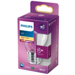 Philips LED Classic dråpepære E27 P45 1,4 W klar