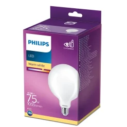 Philips LED Classic globepære E27 G120 8,5W matt