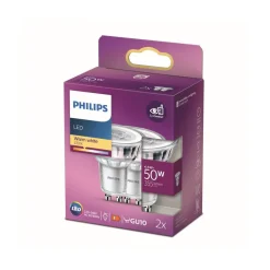 Philips LED-reflektor GU10 4,6W 2 700 K 36° 2 stk