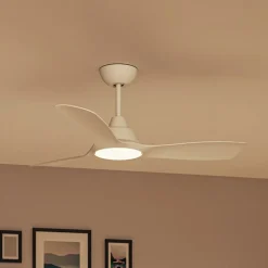 Philips LED-takvifte Fix Blade Ø 132 cm, hvit, stillegående