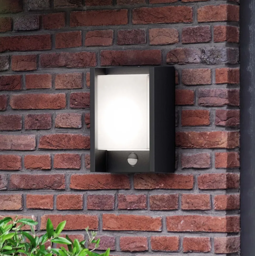 Philips LED-vegglampe Arbour UE, sensor, 2 700 K