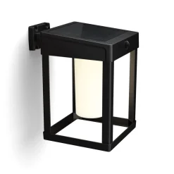 Philips LED-vegglampe Camill, svart/hvit, 14 x 14 cm