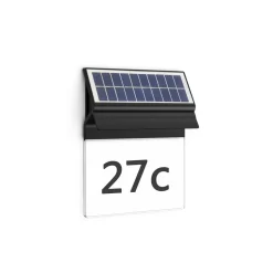 Philips LED-vegglampe med solcellebelysning Enkara