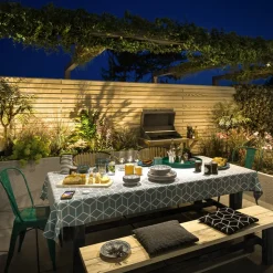 Philips LED-vegglampe Shroud, svart/klar, 2-pak