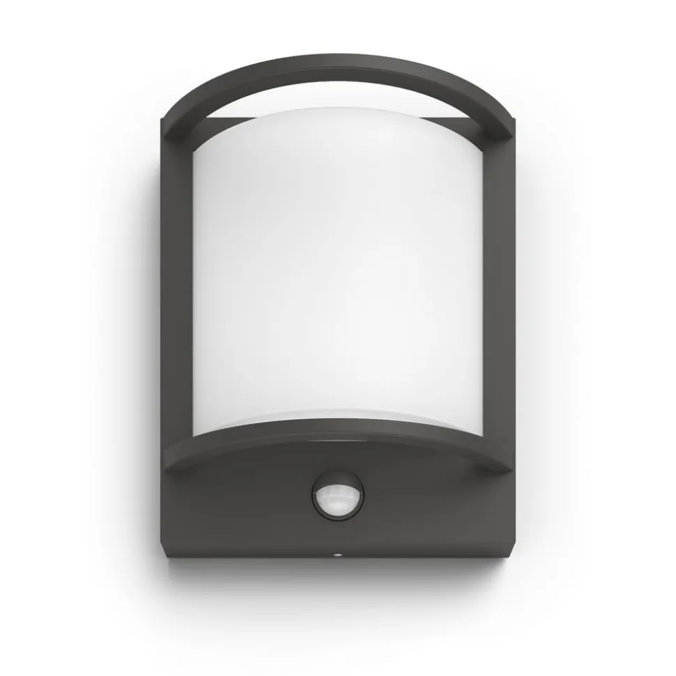 Philips LED-vegglampe utendørs Samondra UE, sensor