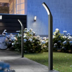 Philips LED-veilampe Splay, 96 cm, 4 000 K, antrasitt, IP44