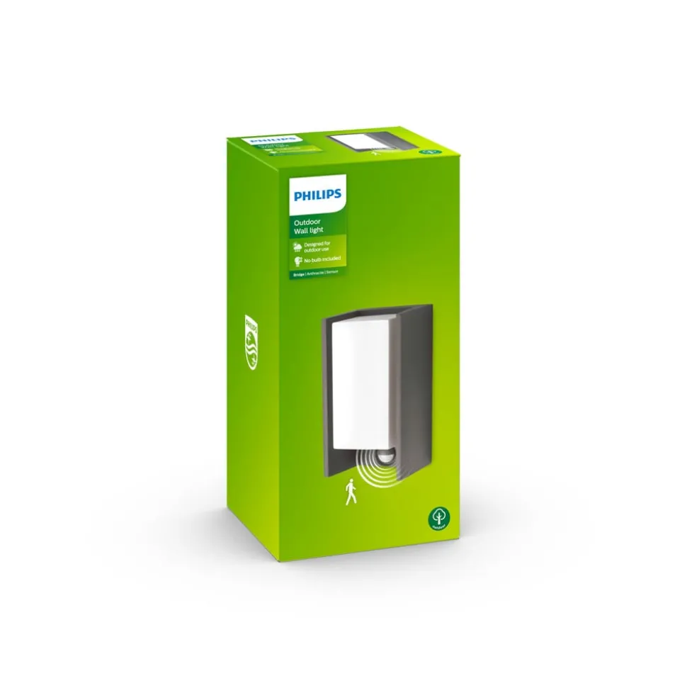 Philips myGarden Bridge vegglampe antrasitt sensor