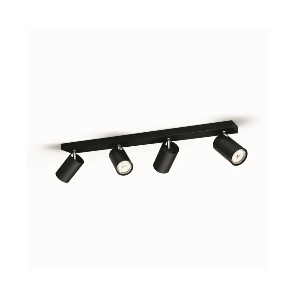 Philips myLiving Kosipo spot GU10 svart 4 lysk