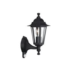 Philips Peking utendørs vegglampe svart med sensor