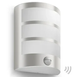 Philips Python LED-sensor utendørs vegglampe stål