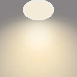 Philips SuperSlim LED IP44 2700K Ø 29,5 cm hvit