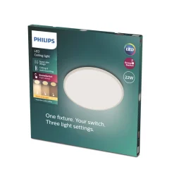 Philips SuperSlim taklampe 2 700K Ø42cm hvit