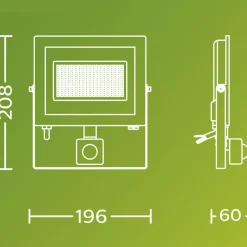Philips utendørs LED-spot Lois UE Sensor, 24 W, 5000 K IP65