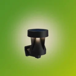 Philips utendørs LED-vegglampe Avery, svart, IP44