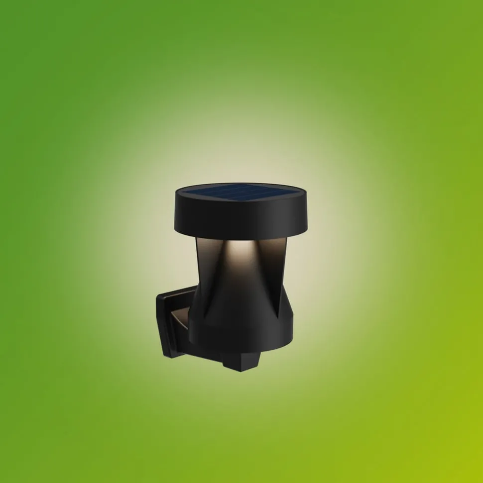 Philips utendørs LED-vegglampe Avery, svart, IP44