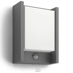 Philips utendørs LED-vegglampe Arbour Sensor 1 lyskilde. 2700 K