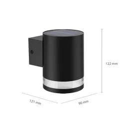 Philips utendørs LED-vegglampe Fyce med solenergi