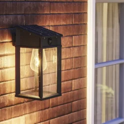 Philips utendørs LED-vegglampe Geri UE Sensor, kantet, IP44