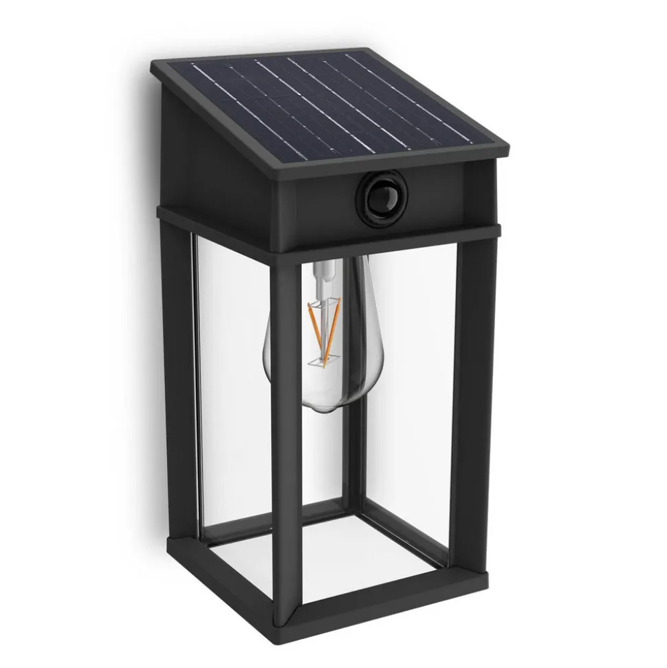 Philips utendørs LED-vegglampe Geri UE Sensor, kantet, IP44