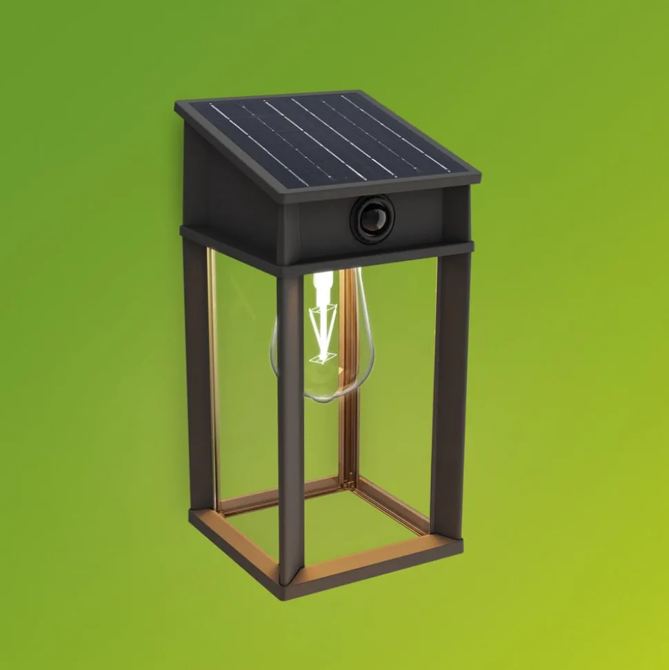 Philips utendørs LED-vegglampe Geri UE Sensor, kantet, IP44