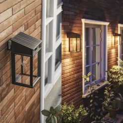 Philips utendørs LED-vegglampe Geri UE Sensor, kantet, IP44