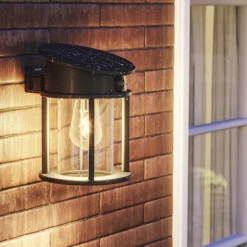 Philips utendørs LED-vegglampe Geri UE Sensor, rund, IP44