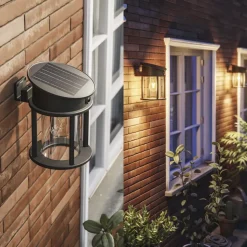 Philips utendørs LED-vegglampe Geri UE Sensor, rund, IP44