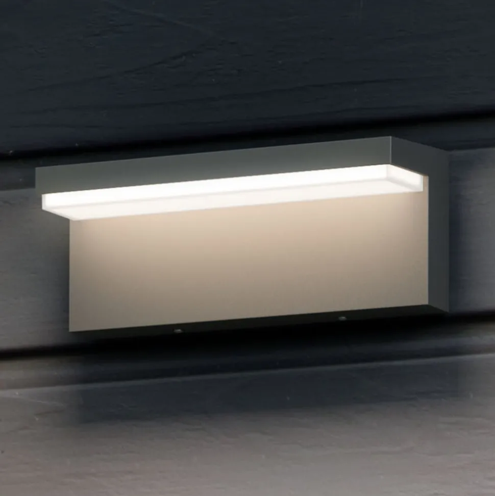 Philips utendørs LED-vegglampe Bustan, 2700 K