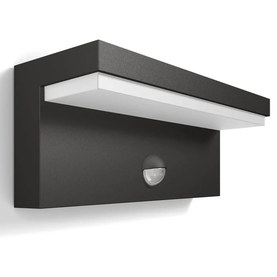 Philips utendørs LED-vegglampe Bustan Sensor 2700 K
