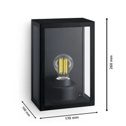 Philips utendørs vegglampe Alzor