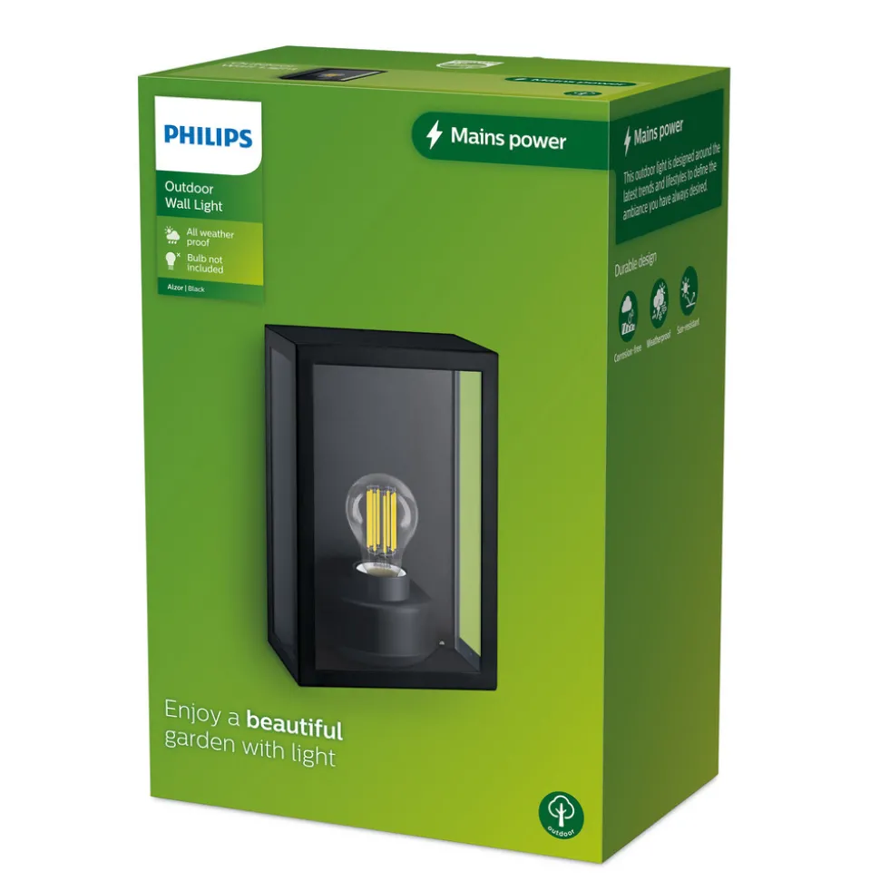 Philips utendørs vegglampe Alzor