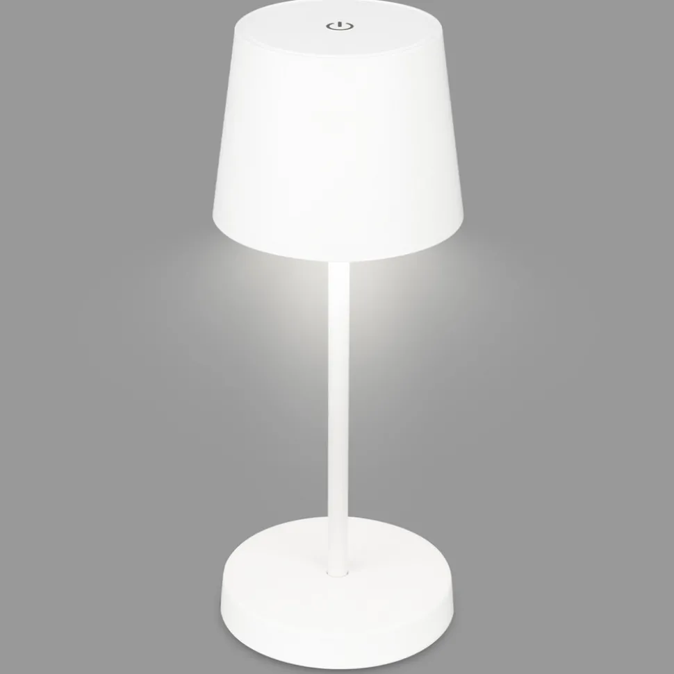 Piha LED-bordlampe med oppladbart batteri, hvit