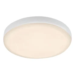 Plat LED innfelt spot, hvit, Ø 10 cm, 3 000K