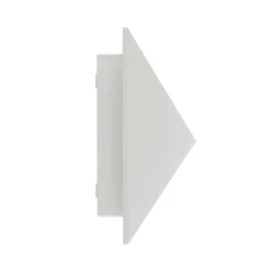 Pontio 15 utendørs vegglampe, bredde 15 cm, hvit