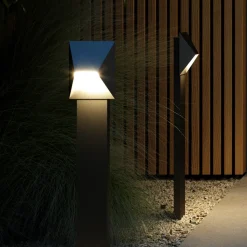 Pontio Hagestibelysning Høyde 85 cm, svart