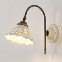 Portico – vegglampe med buet arm
