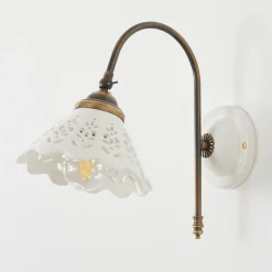 Portico – vegglampe med buet arm