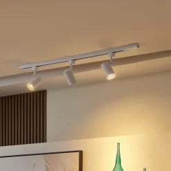 Prios 1 lyskilde skinnesystem Jorell, hvit, 3 lyskilder, GU10