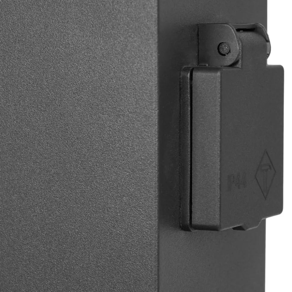 Prios Ayanis sokkellampe med 2 stikkontakter