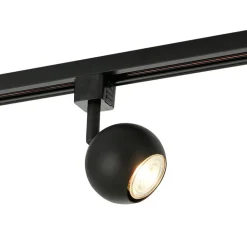 Prios Felipo 1-faset skinnespotlight, svart