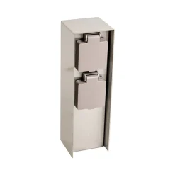 Prios Foranda energisøyle, 2 stikkontakter i stål