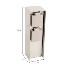 Prios Foranda energisøyle, 2 stikkontakter i stål