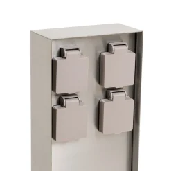 Prios Foranda energisøyle, 4 stk, stål, 40 cm